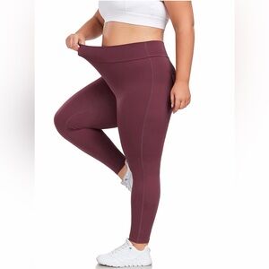 JOJOANS LEGGINGS WINE RED